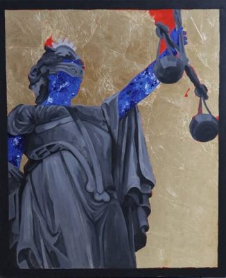   “The Spirit of Justice” Una Canvas de Justicia Surrealista y Simbolismo Profundo